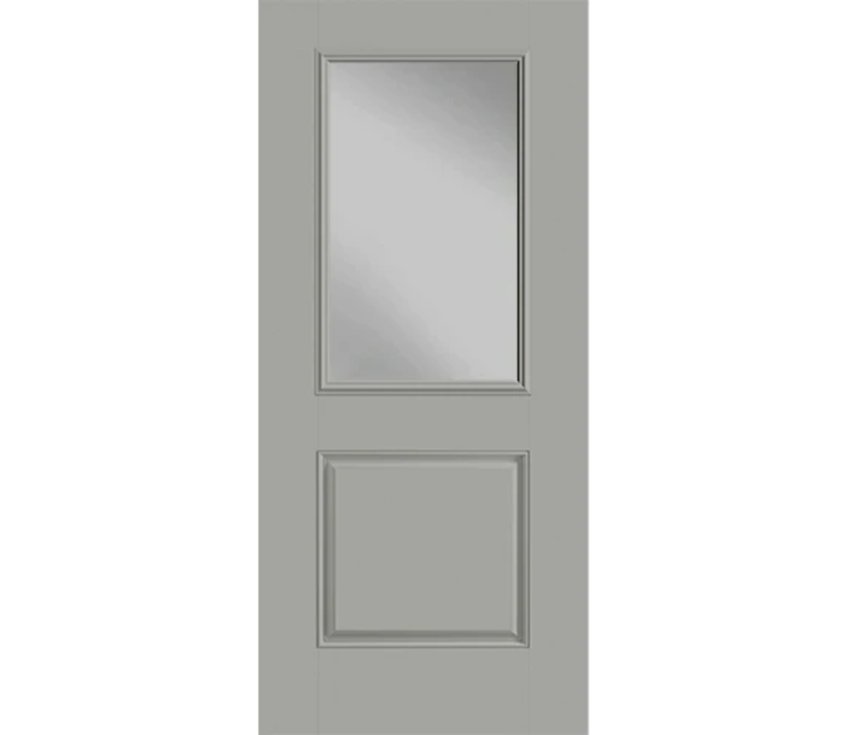 Kalispell Half Light 1 Panel Fiberglass Entry Door