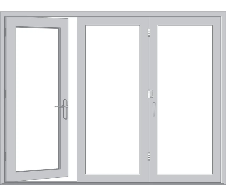 Kalispell Pella Architect Reserve Series Contemporary Bifold Patio Door