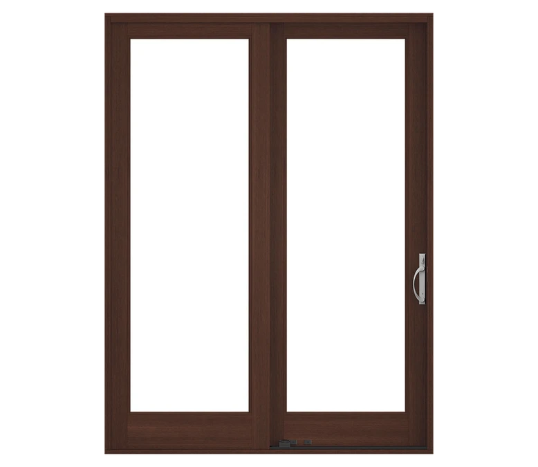 Kalispell Pella Reserve Traditional Wood Sliding Patio Door